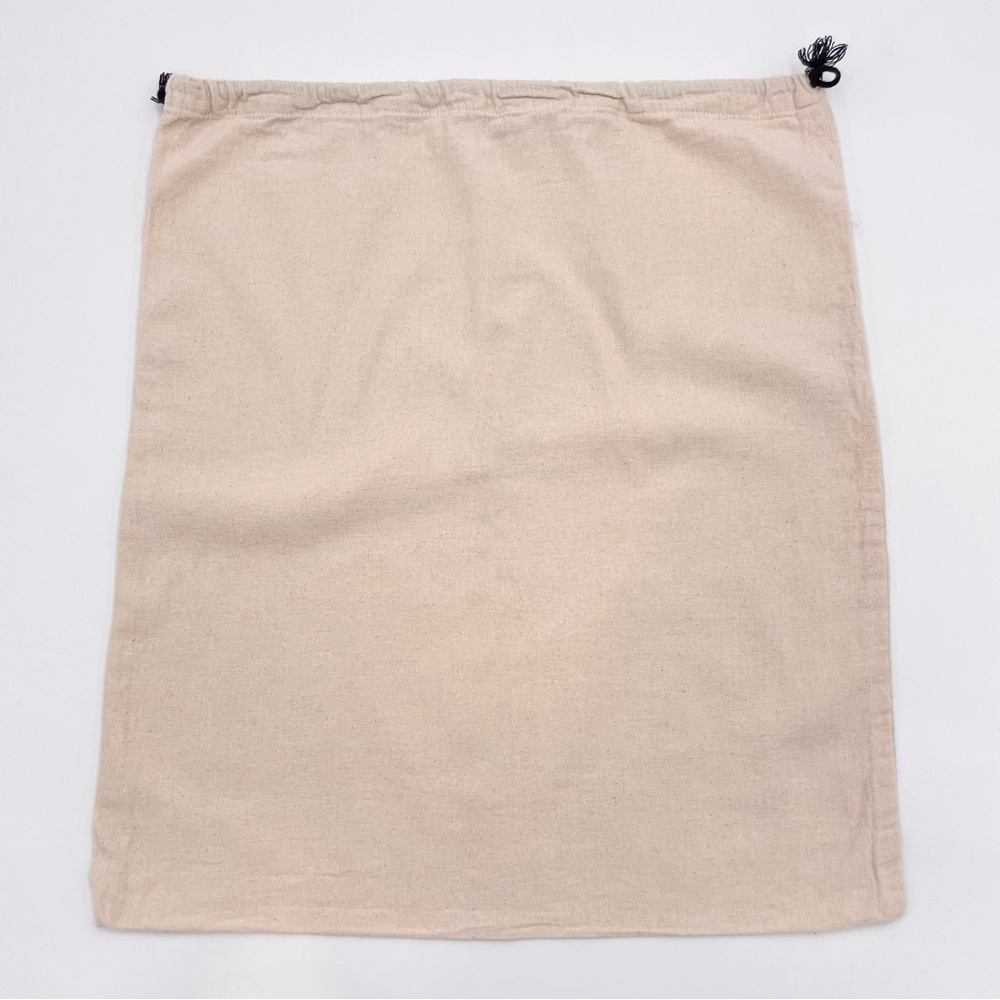 Organic Cotton Dust Cover Bag Purse Shoe Cover Travel Storage Natural Color